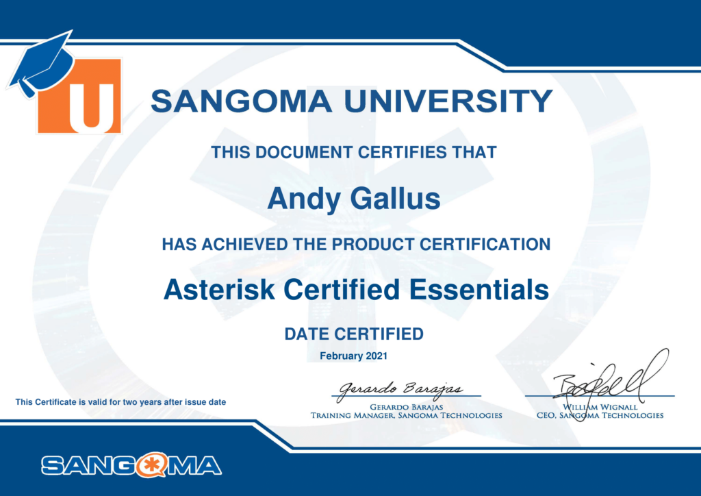 Asterisk Certified Essentials